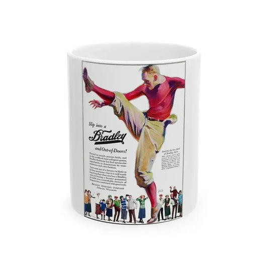 Bradley advertisement - White Coffee Mug 11oz - Go Mug Yourself