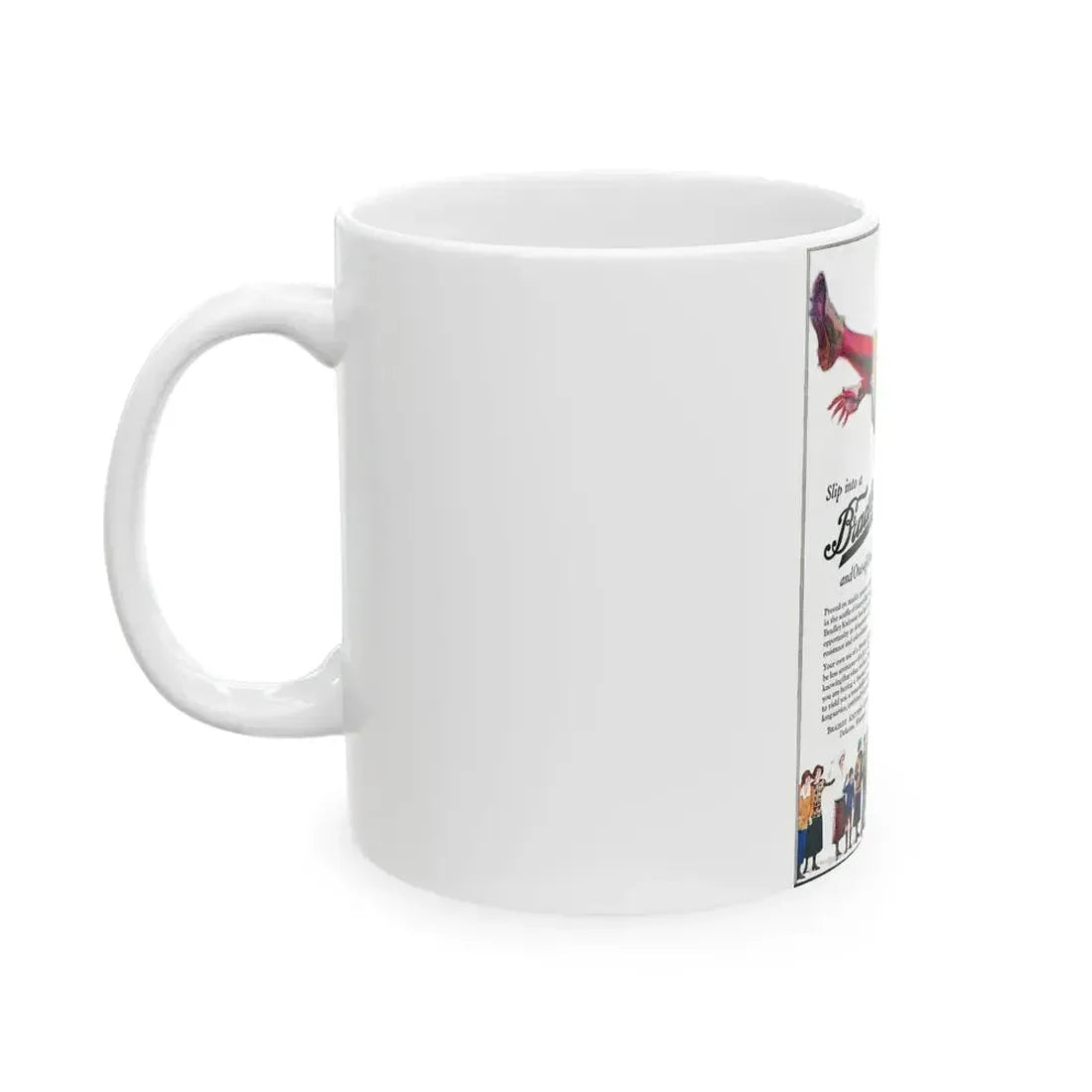 Bradley advertisement - White Coffee Mug - Go Mug Yourself