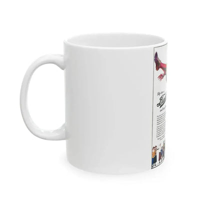 Bradley advertisement - White Coffee Mug - Go Mug Yourself