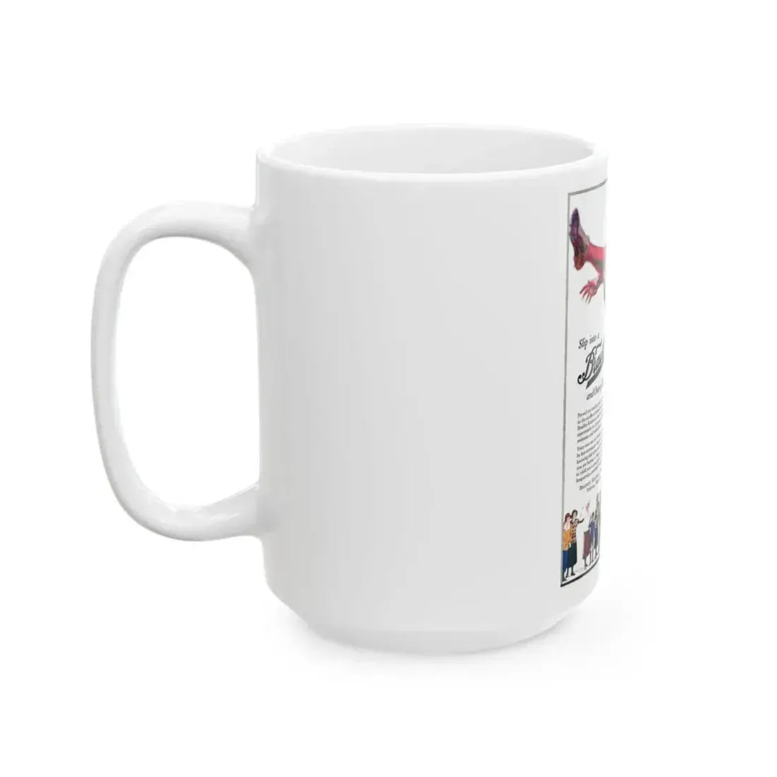 Bradley advertisement - White Coffee Mug - Go Mug Yourself