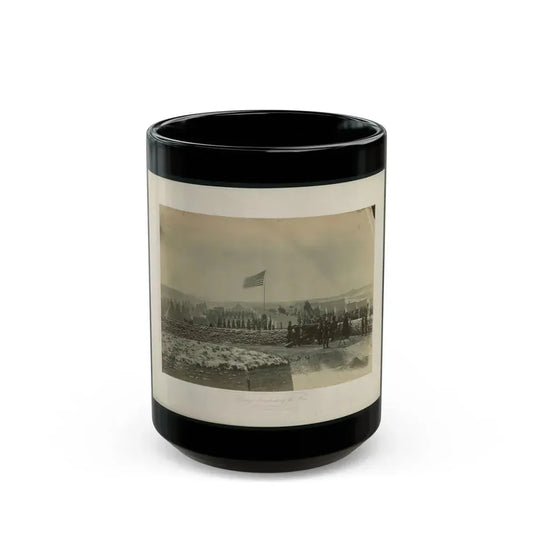 Brady's Incidents Of The War. (Fort Richardson Va.) Camp 1st. Conn Artilery Sic, Col. R.O. Tyler 001 (U.S. Civil War) Black Coffee Mug 15oz - Go Mug Yourself