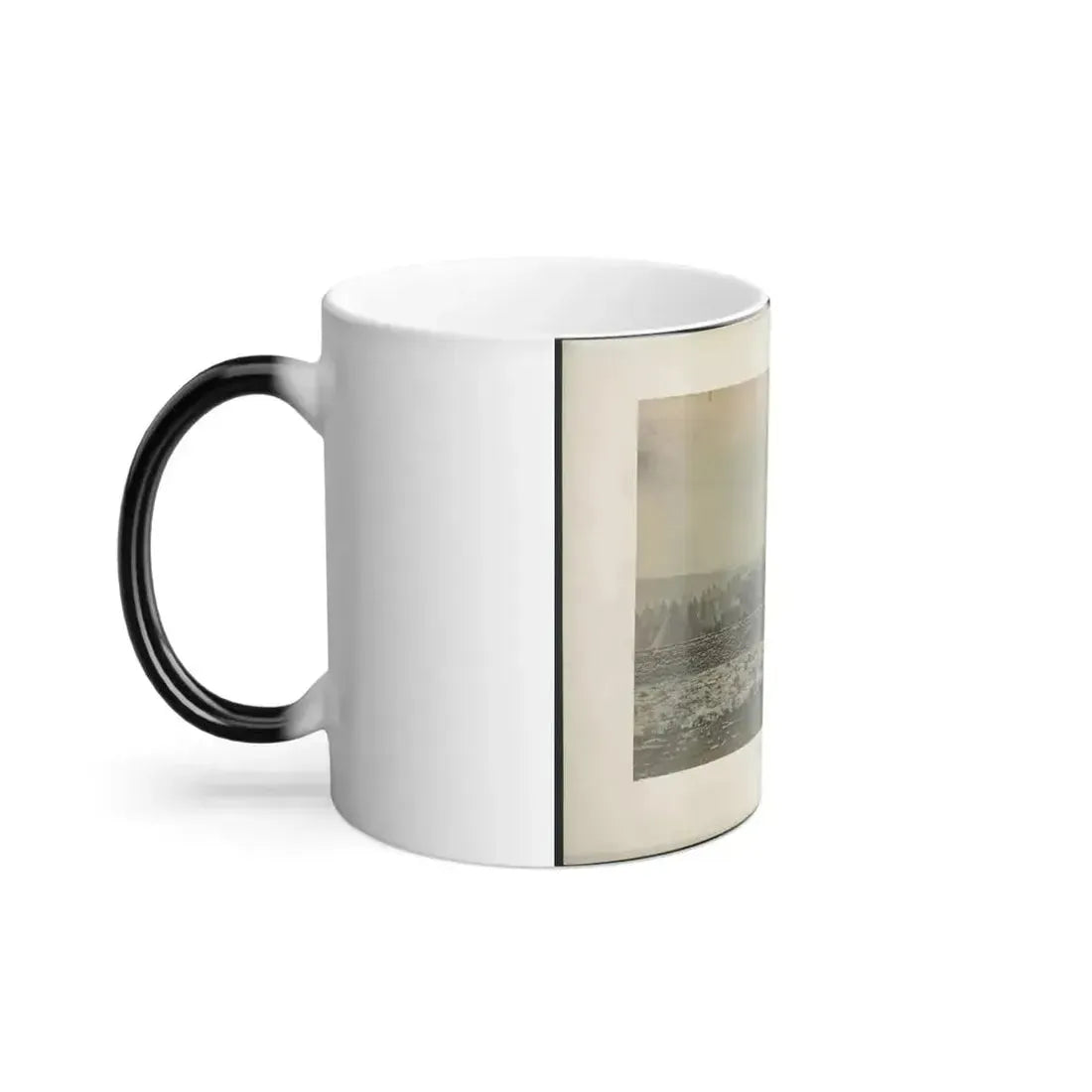 Brady's Incidents of the War. (Fort Richardson Va.) Camp 1St. Conn Artilery Sic, Col. R.O. Tyler 001 (U.S. Civil War) Color Changing Coffee Mug 11oz - Go Mug Yourself