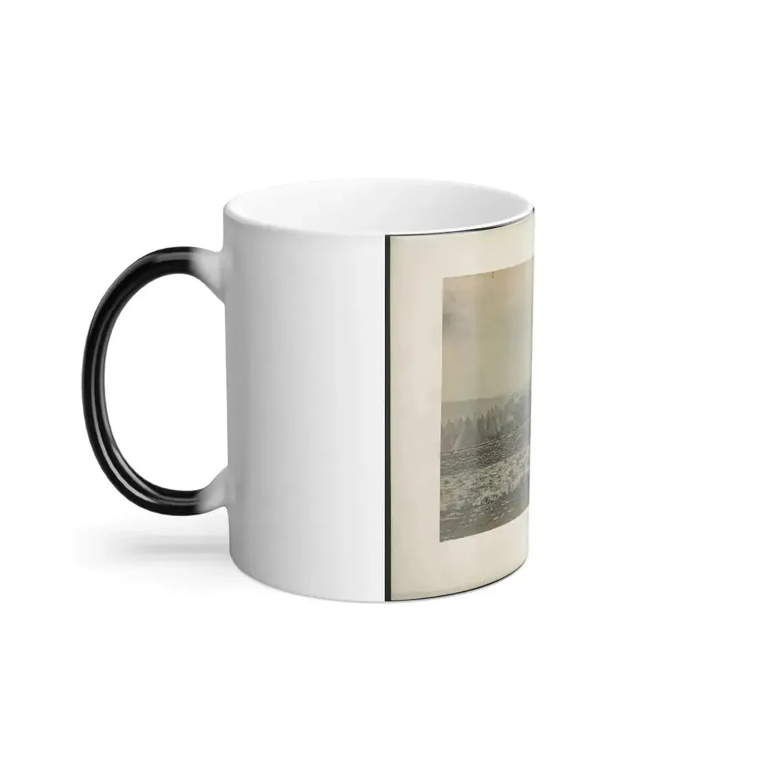 Brady's Incidents of the War. (Fort Richardson Va.) Camp 1St. Conn Artilery Sic, Col. R.O. Tyler 001 (U.S. Civil War) Color Changing Coffee Mug 11oz - Go Mug Yourself