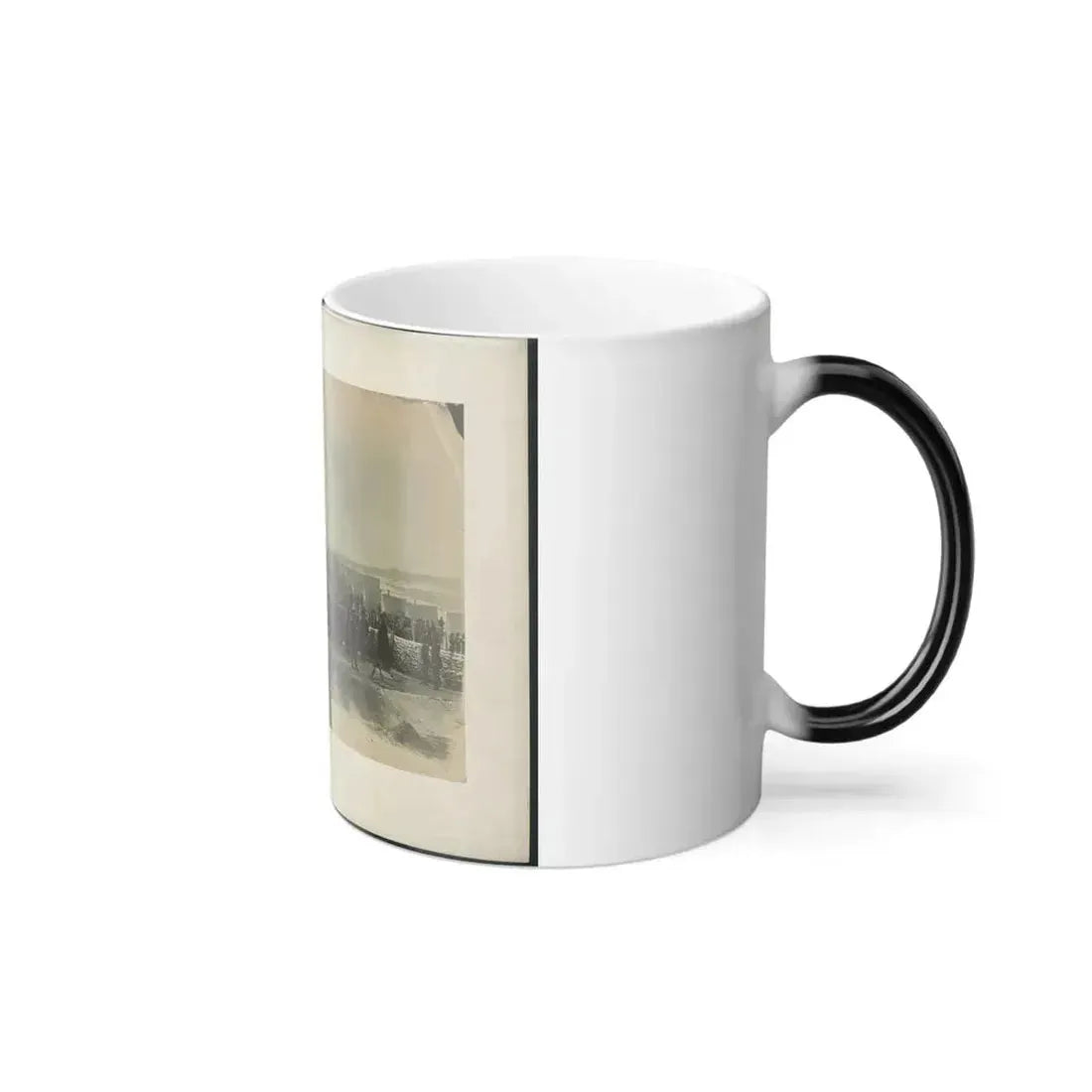 Brady's Incidents of the War. (Fort Richardson Va.) Camp 1St. Conn Artilery Sic, Col. R.O. Tyler 001 (U.S. Civil War) Color Changing Coffee Mug 11oz - Go Mug Yourself