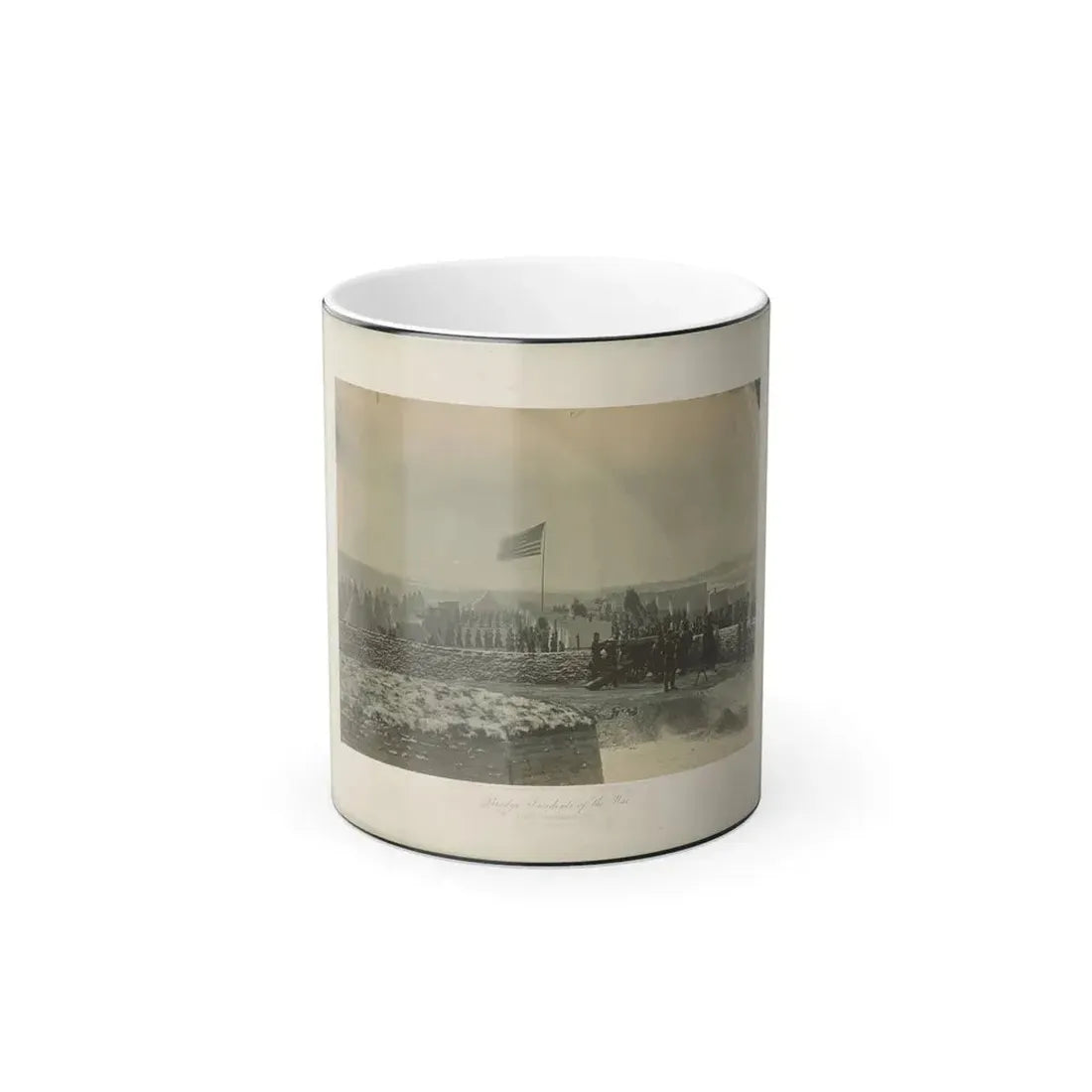 Brady's Incidents of the War. (Fort Richardson Va.) Camp 1St. Conn Artilery Sic, Col. R.O. Tyler 001 (U.S. Civil War) Color Changing Coffee Mug 11oz - Go Mug Yourself
