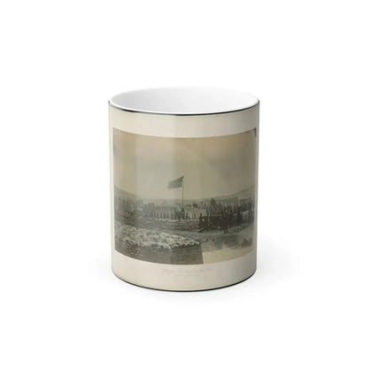 Brady's Incidents of the War. (Fort Richardson Va.) Camp 1St. Conn Artilery Sic, Col. R.O. Tyler 001 (U.S. Civil War) Color Changing Coffee Mug 11oz - Go Mug Yourself