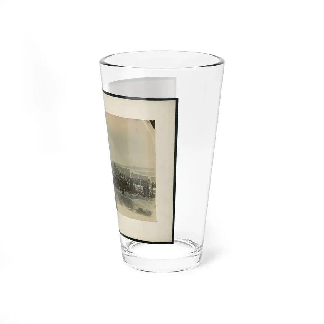 Brady's Incidents Of The War. (Fort Richardson Va.) Camp 1st. Conn Artilery Sic, Col. R.O. Tyler 001 (U.S. Civil War) Pint Glass 16oz - Go Mug Yourself