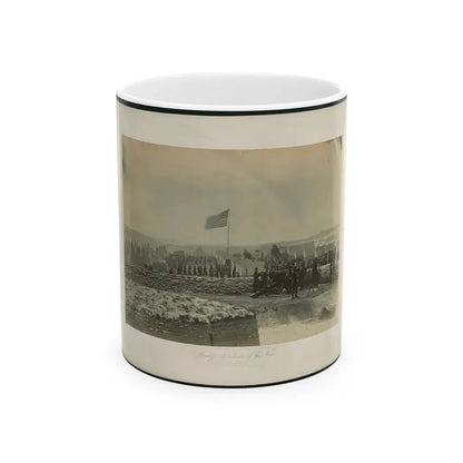 Brady's Incidents Of The War. (Fort Richardson Va.) Camp 1st. Conn Artilery Sic, Col. R.O. Tyler 001 (U.S. Civil War) White Coffee Mug 11oz - Go Mug Yourself