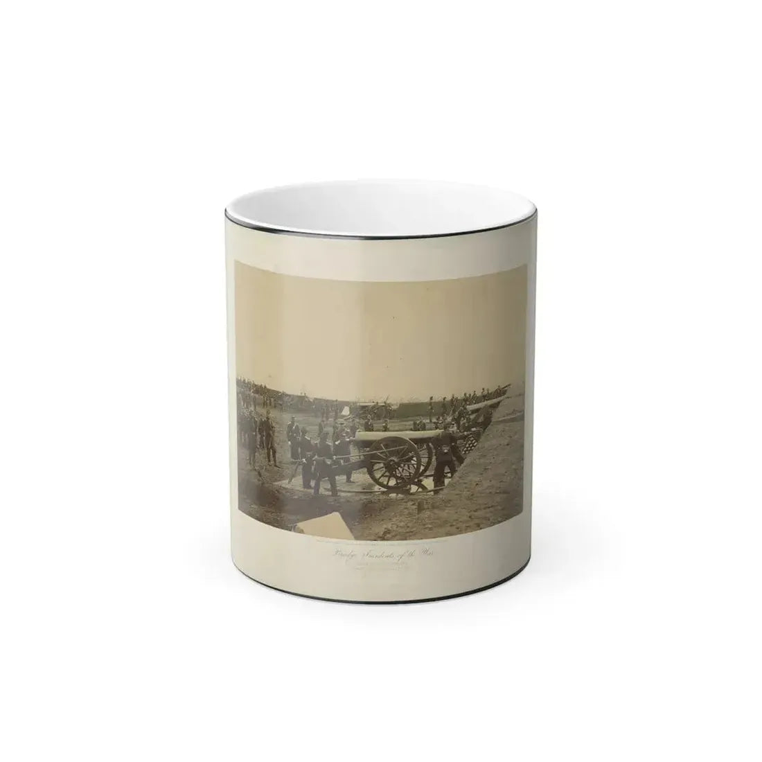 Brady's Incidents of the War. (Fort Richardson Va.) Camp 1St. Conn Artilery Sic, Col. R.O. Tyler (U.S. Civil War) Color Changing Coffee Mug 11oz Default Title 11oz - Go Mug Yourself