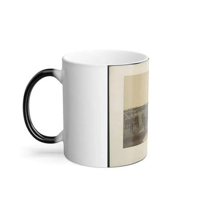 Brady's Incidents of the War. (Fort Richardson Va.) Camp 1St. Conn Artilery Sic, Col. R.O. Tyler (U.S. Civil War) Color Changing Coffee Mug 11oz - Go Mug Yourself