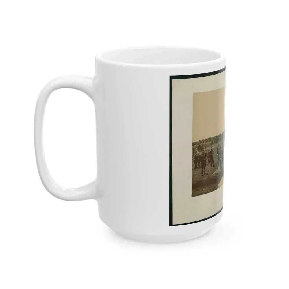 Brady's Incidents Of The War. (Fort Richardson Va.) Camp 1st. Conn Artilery Sic, Col. R.O. Tyler (U.S. Civil War) White Coffee Mug - Go Mug Yourself