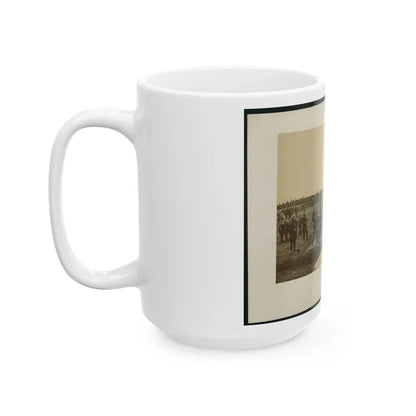 Brady's Incidents Of The War. (Fort Richardson Va.) Camp 1st. Conn Artilery Sic, Col. R.O. Tyler (U.S. Civil War) White Coffee Mug - Go Mug Yourself