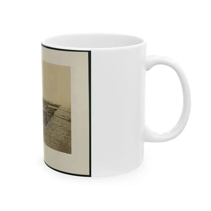 Brady's Incidents Of The War. (Fort Richardson Va.) Camp 1st. Conn Artilery Sic, Col. R.O. Tyler (U.S. Civil War) White Coffee Mug - Go Mug Yourself