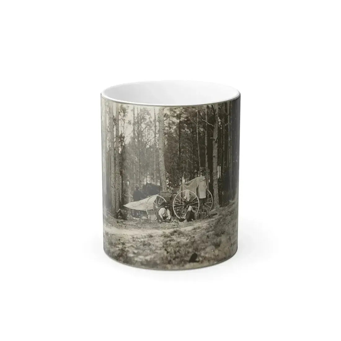 Brady's Photo Outfit in Front of Petersburg, Va. 1864( ) (U.S. Civil War) Color Changing Coffee Mug 11oz Default Title 11oz - Go Mug Yourself