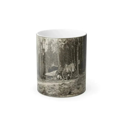 Brady's Photo Outfit in Front of Petersburg, Va. 1864( ) (U.S. Civil War) Color Changing Coffee Mug 11oz Default Title 11oz - Go Mug Yourself