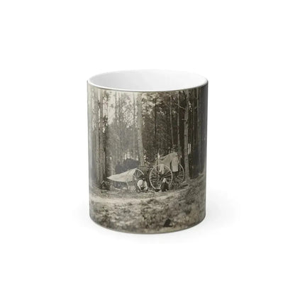 Brady's Photo Outfit in Front of Petersburg, Va. 1864( ) (U.S. Civil War) Color Changing Coffee Mug 11oz Default Title 11oz - Go Mug Yourself