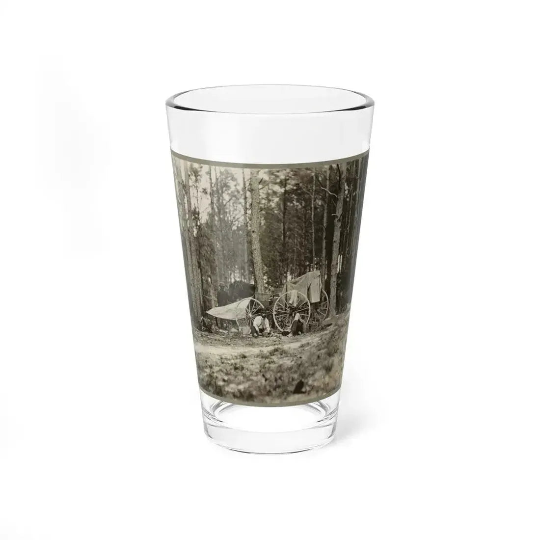 Brady's Photo Outfit In Front Of Petersburg, Va. 1864( ) (U.S. Civil War) Pint Glass 16oz 16oz - Go Mug Yourself