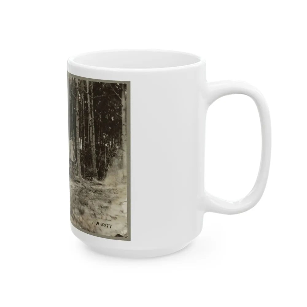 Brady's Photo Outfit In Front Of Petersburg, Va. 1864( ) (U.S. Civil War) White Coffee Mug-Go Mug Yourself