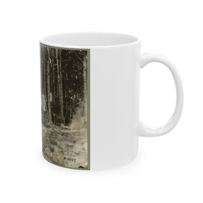 Brady's Photo Outfit In Front Of Petersburg, Va. 1864( ) (U.S. Civil War) White Coffee Mug-Go Mug Yourself