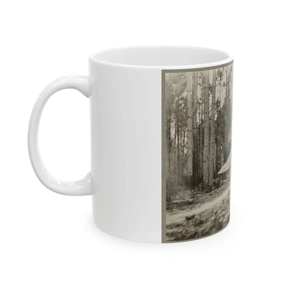 Brady's Photo Outfit In Front Of Petersburg, Va. 1864( ) (U.S. Civil War) White Coffee Mug-Go Mug Yourself