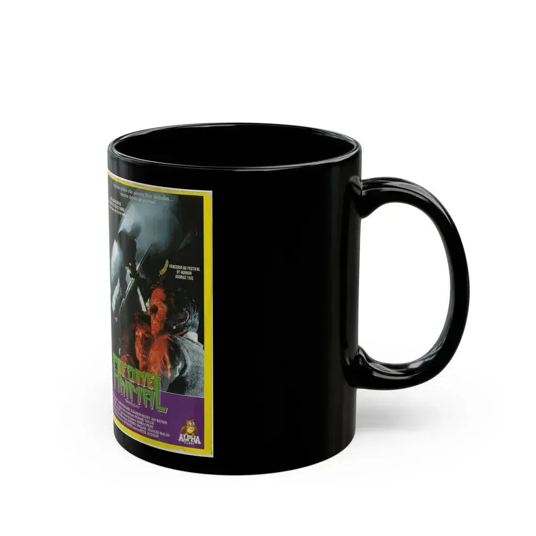 BRAIN DEAD FOME ANIMAL (VHS COVER) - Black Coffee Mug - Go Mug Yourself