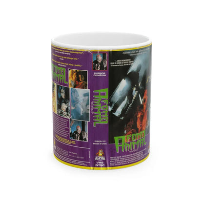 BRAIN DEAD FOME ANIMAL (VHS COVER) - White Coffee Mug-11oz-Go Mug Yourself