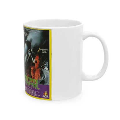 BRAIN DEAD FOME ANIMAL (VHS COVER) - White Coffee Mug - Go Mug Yourself