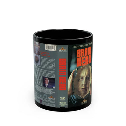 BRAIN DEAD (VHS COVER) - Black Coffee Mug-11oz-Go Mug Yourself