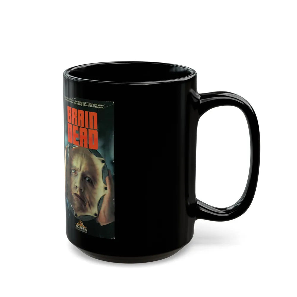 BRAIN DEAD (VHS COVER) - Black Coffee Mug-Go Mug Yourself