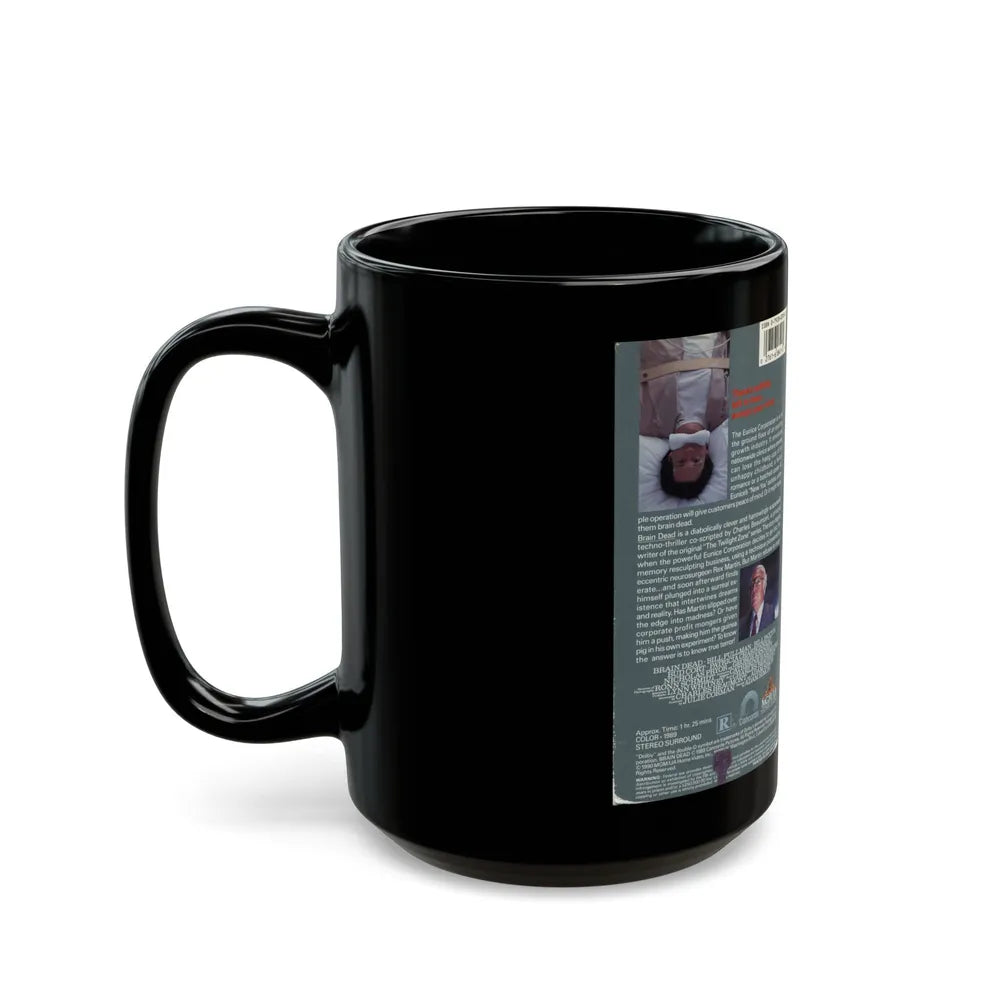 BRAIN DEAD (VHS COVER) - Black Coffee Mug-Go Mug Yourself