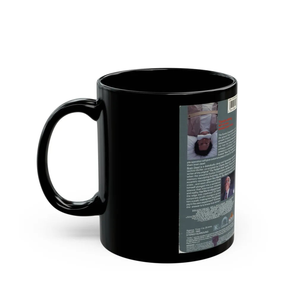 BRAIN DEAD (VHS COVER) - Black Coffee Mug-Go Mug Yourself