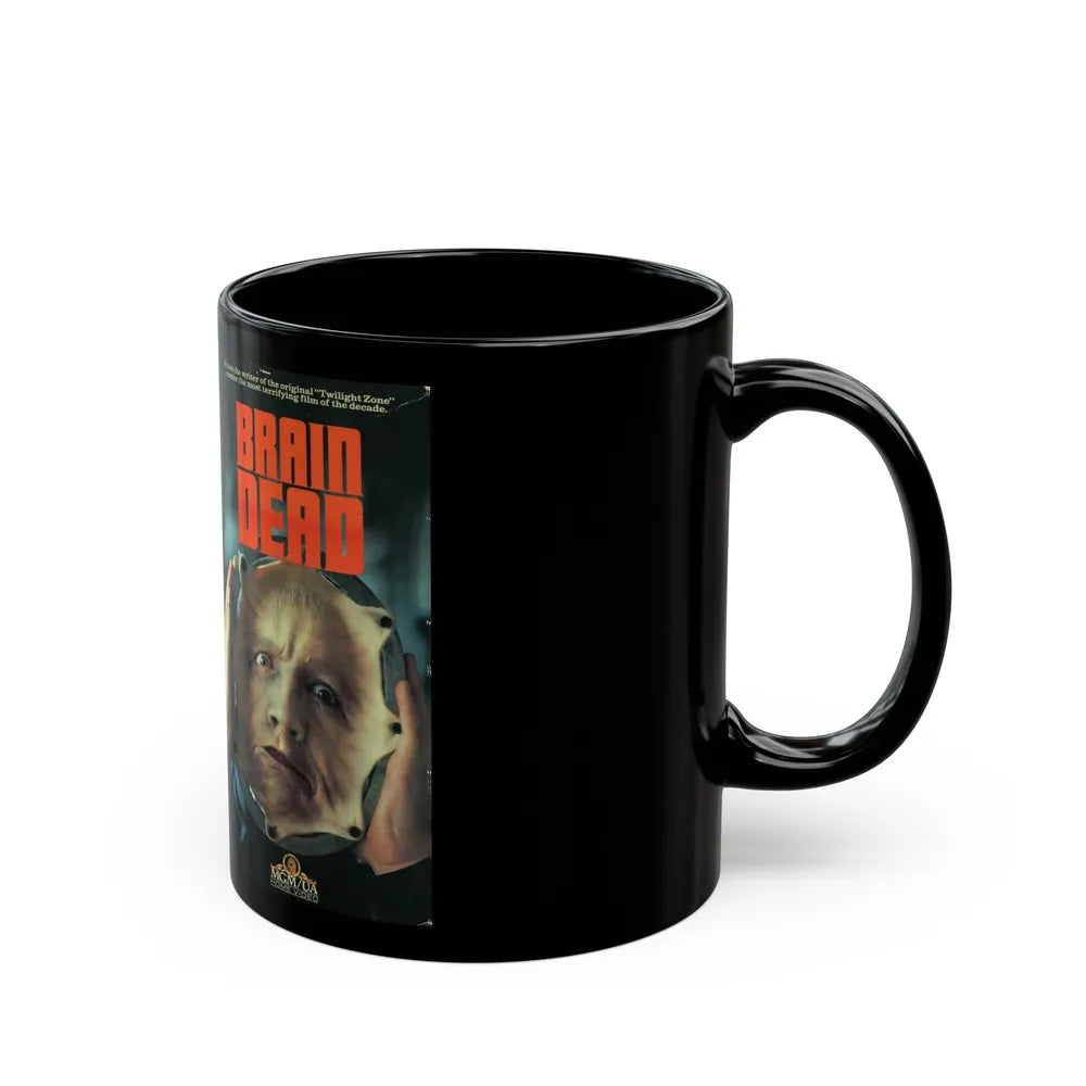 BRAIN DEAD (VHS COVER) - Black Coffee Mug-Go Mug Yourself