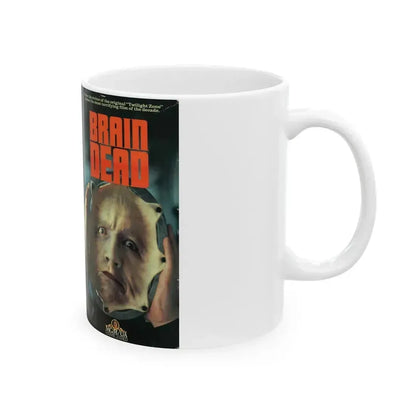 BRAIN DEAD (VHS COVER) - White Coffee Mug - Go Mug Yourself