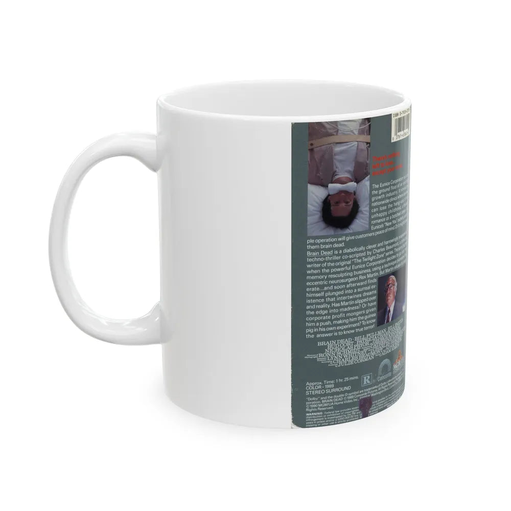 BRAIN DEAD (VHS COVER) - White Coffee Mug-Go Mug Yourself