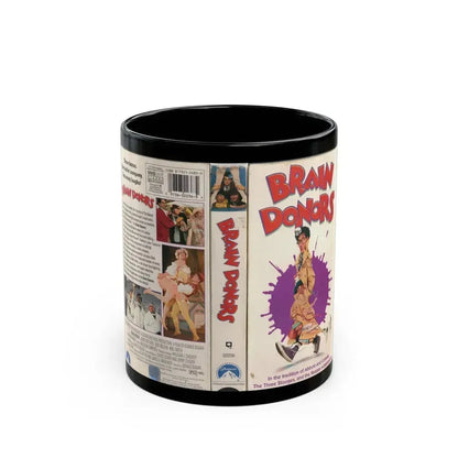 BRAIN DONORS (VHS COVER) - Black Coffee Mug 11oz - Go Mug Yourself