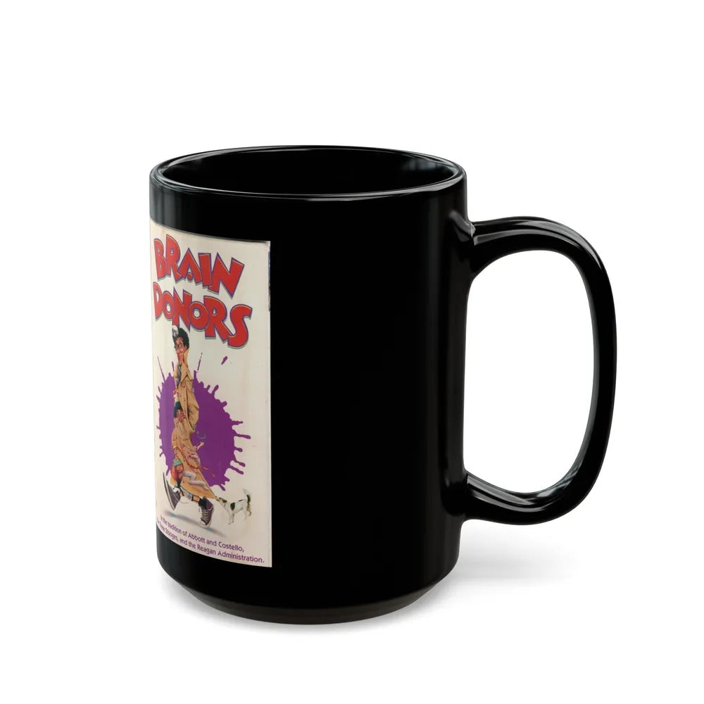 BRAIN DONORS (VHS COVER) - Black Coffee Mug-Go Mug Yourself