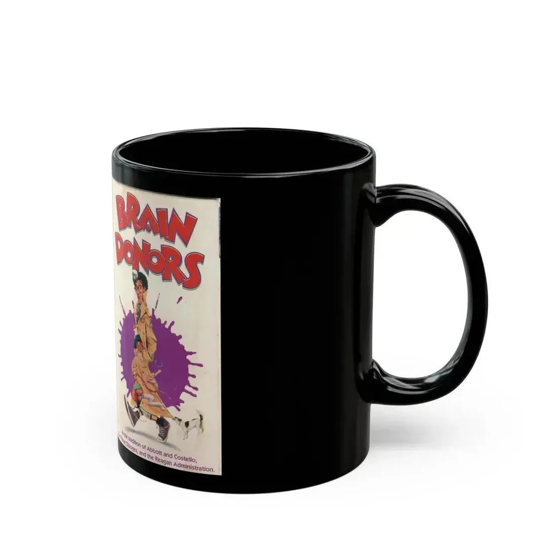 BRAIN DONORS (VHS COVER) - Black Coffee Mug - Go Mug Yourself