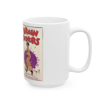 BRAIN DONORS (VHS COVER) - White Coffee Mug - Go Mug Yourself