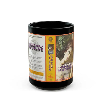BRAIN MACHINE (VHS COVER) - Black Coffee Mug 15oz - Go Mug Yourself