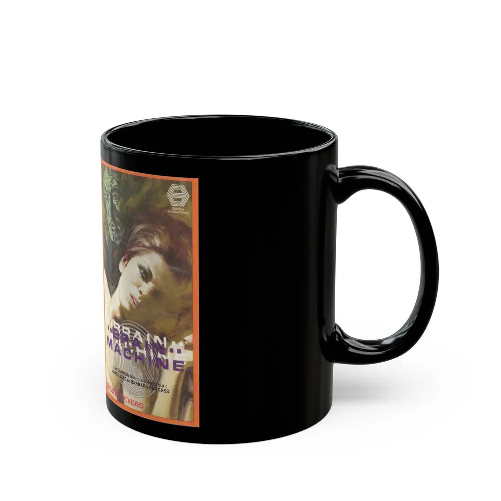 BRAIN MACHINE (VHS COVER) - Black Coffee Mug-Go Mug Yourself