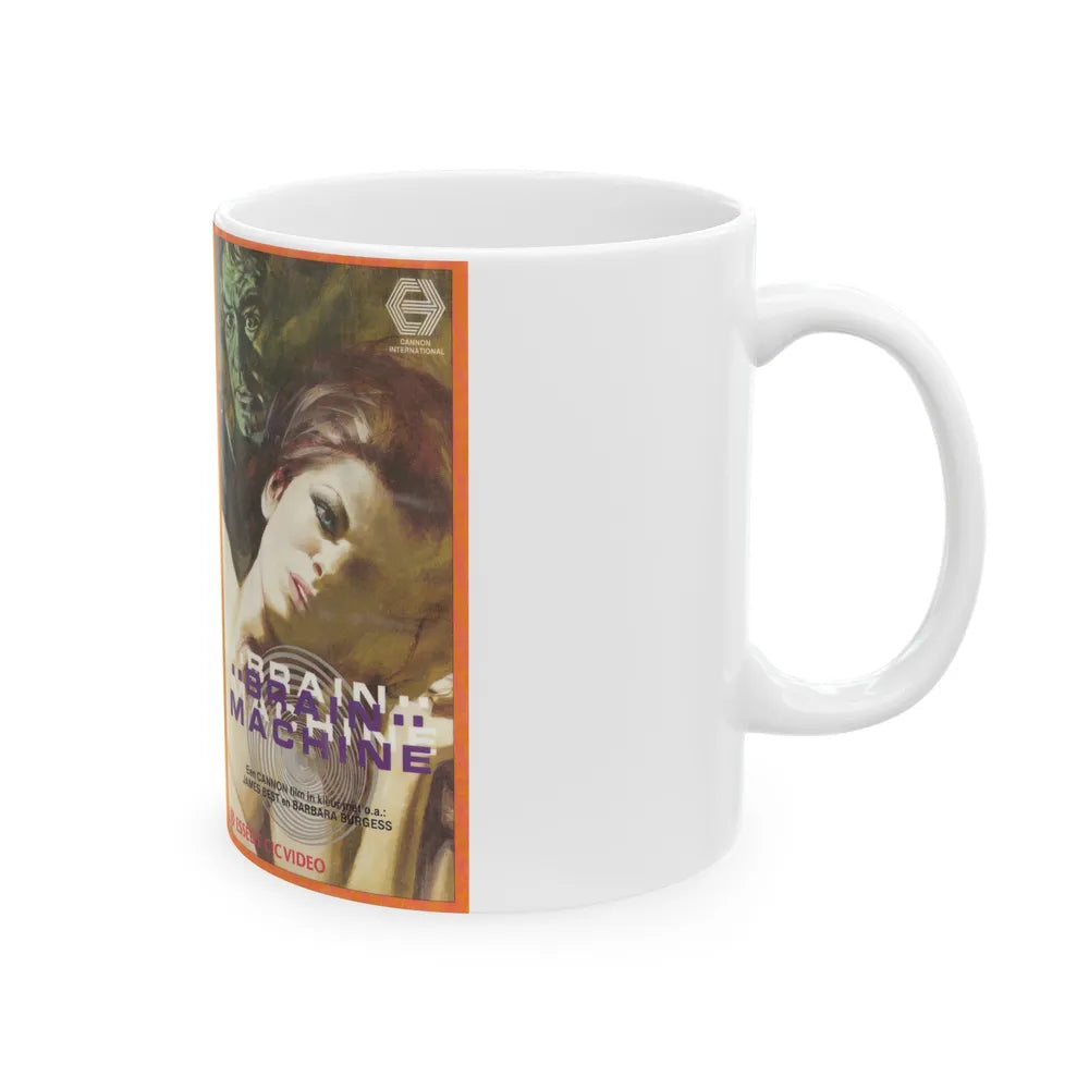 BRAIN MACHINE (VHS COVER) - White Coffee Mug-Go Mug Yourself