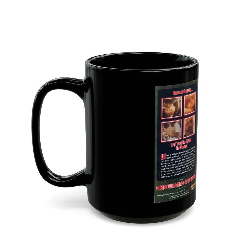 BRAIN OF BLOOD 2 (VHS COVER) - Black Coffee Mug-Go Mug Yourself