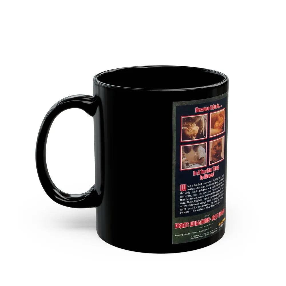 BRAIN OF BLOOD 2 (VHS COVER) - Black Coffee Mug-Go Mug Yourself