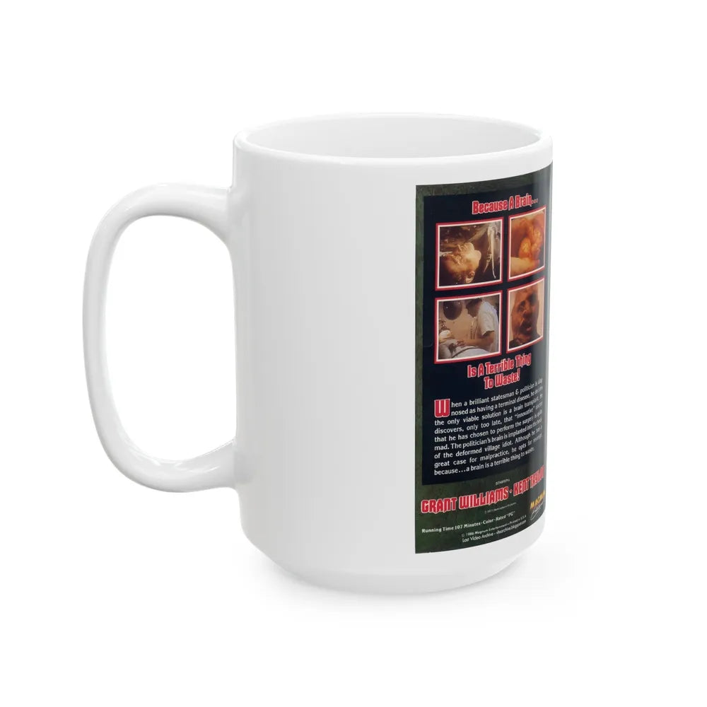 BRAIN OF BLOOD 2 (VHS COVER) - White Coffee Mug-Go Mug Yourself