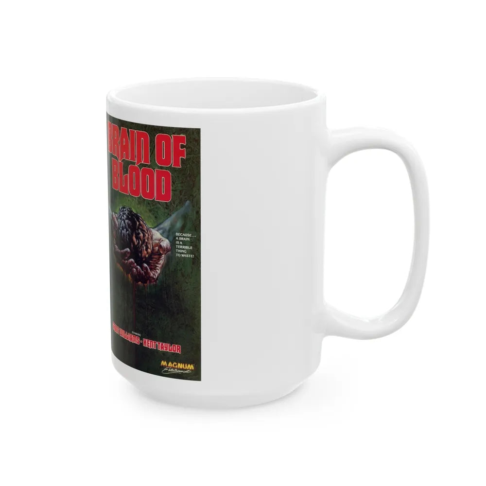 BRAIN OF BLOOD 2 (VHS COVER) - White Coffee Mug-Go Mug Yourself