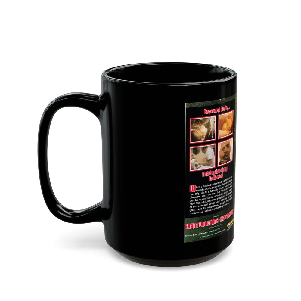 BRAIN OF BLOOD (VHS COVER) - Black Coffee Mug-Go Mug Yourself