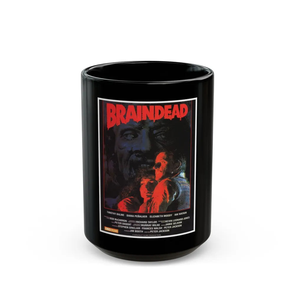 BRAINDEAD 1992 Movie Poster - Black Coffee Mug-15oz-Go Mug Yourself