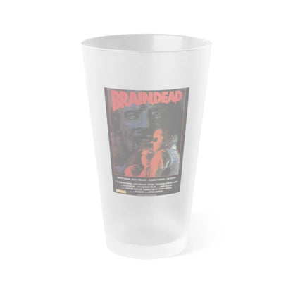 BRAINDEAD 1992 Movie Poster - Frosted Pint Glass 16oz-16oz-Frosted-Go Mug Yourself