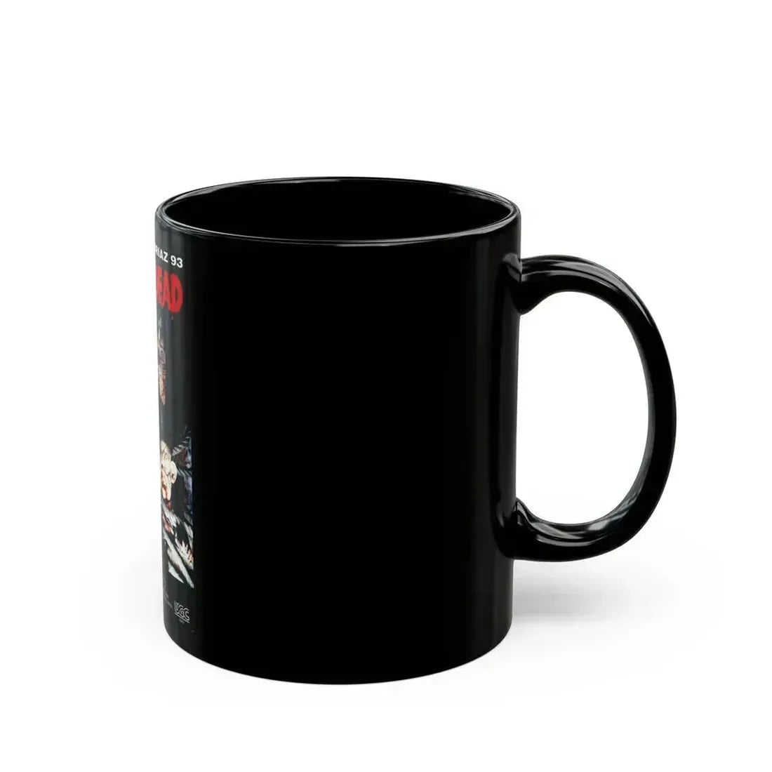 BRAINDEAD (DEAD ALIVE) - FRENCH 1992 Movie Poster - Black Coffee Mug - Go Mug Yourself