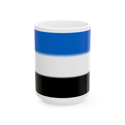 Braine-le-Comte flag proposal (Belgium) White Coffee Mug-15oz-Go Mug Yourself